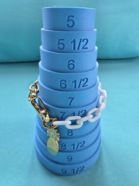 Plunder Pineapple Charm Bracelet with White Chain